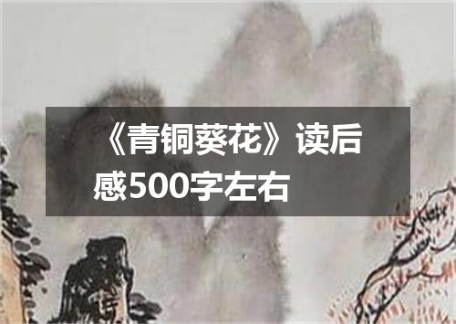 《青铜葵花》读后感500字左右