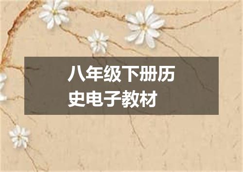 八年级下册历史电子教材