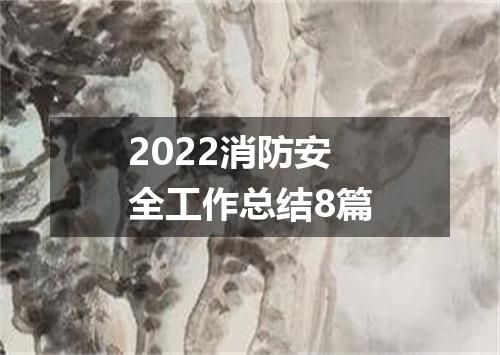 2022消防安全工作总结8篇