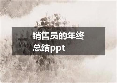 销售员的年终总结ppt