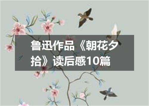 鲁迅作品《朝花夕拾》读后感10篇