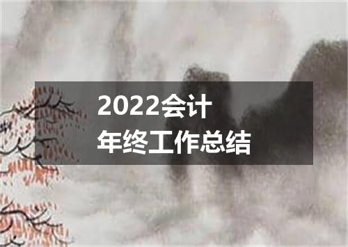 2022会计年终工作总结