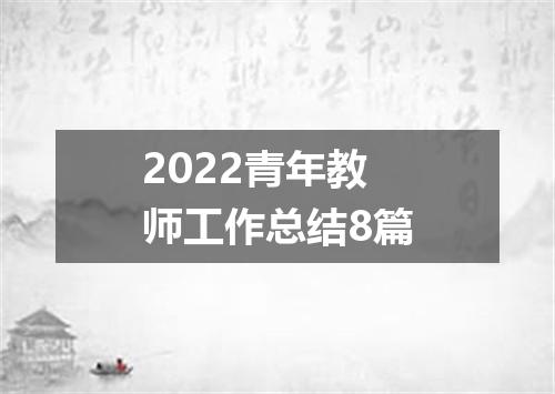 2022青年教师工作总结8篇