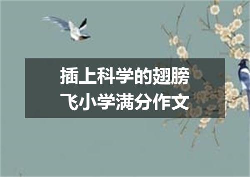 插上科学的翅膀飞小学满分作文