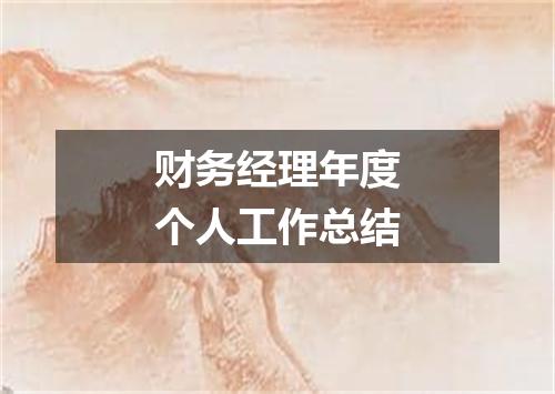 财务经理年度个人工作总结