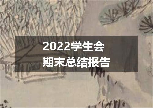 2022学生会期末总结报告