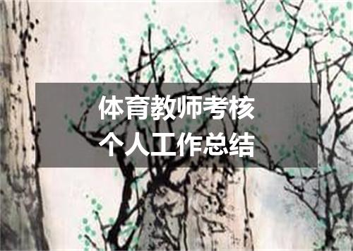 体育教师考核个人工作总结