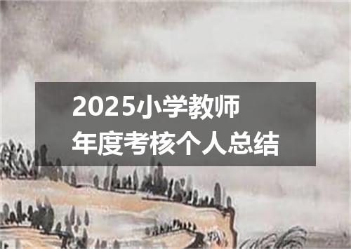 2025小学教师年度考核个人总结
