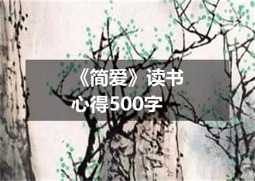 《简爱》读书心得500字