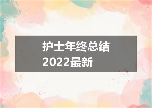 护士年终总结2022最新