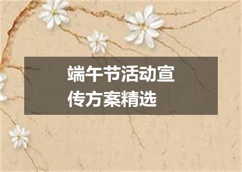 端午节活动宣传方案精选