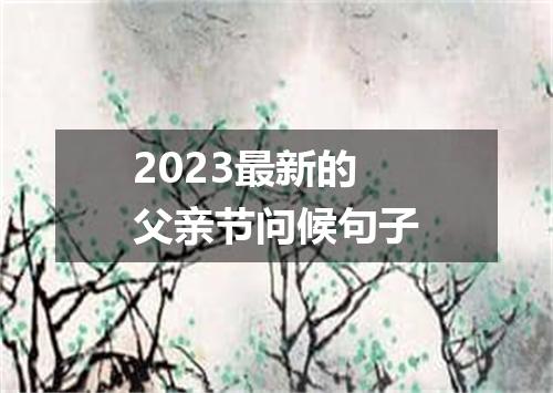 2023最新的父亲节问候句子