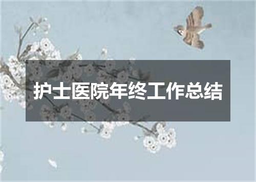 护士医院年终工作总结