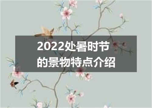 2022处暑时节的景物特点介绍