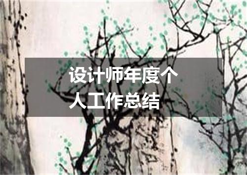 设计师年度个人工作总结