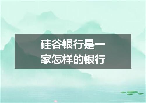 硅谷银行是一家怎样的银行