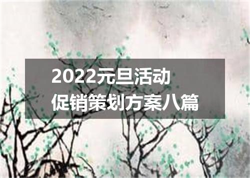 2022元旦活动促销策划方案八篇