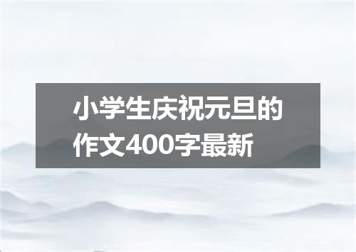 小学生庆祝元旦的作文400字最新