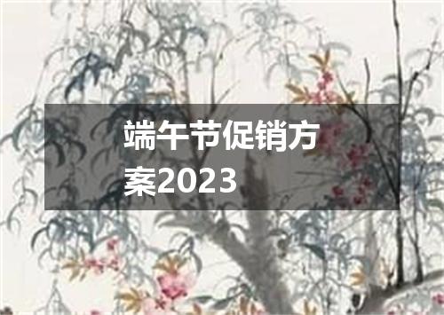 端午节促销方案2023