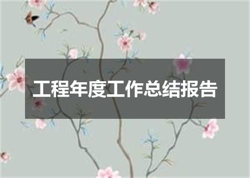 工程年度工作总结报告