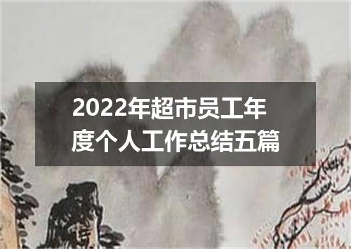 2022年超市员工年度个人工作总结五篇