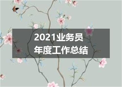 2021业务员年度工作总结
