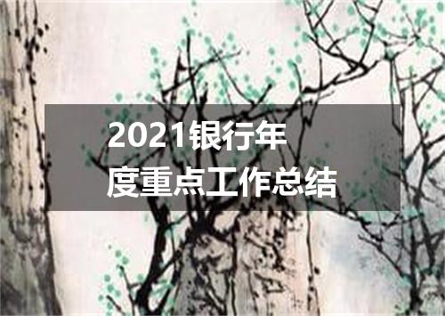 2021银行年度重点工作总结