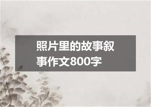 照片里的故事叙事作文800字