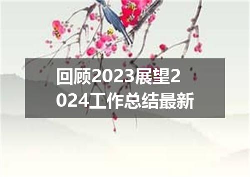 回顾2023展望2024工作总结最新
