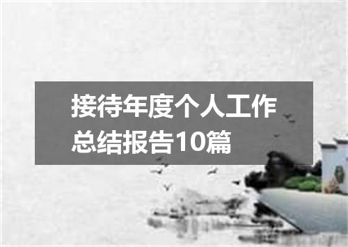 接待年度个人工作总结报告10篇