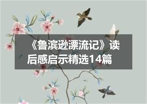 《鲁滨逊漂流记》读后感启示精选14篇