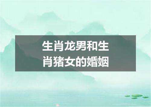 生肖龙男和生肖猪女的婚姻