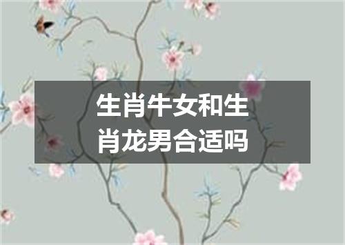 生肖牛女和生肖龙男合适吗
