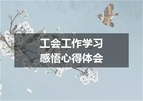 工会工作学习感悟心得体会