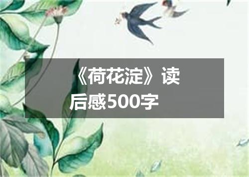 《荷花淀》读后感500字