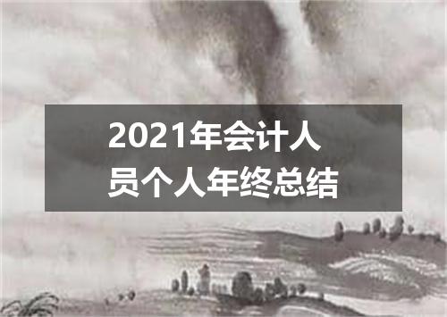 2021年会计人员个人年终总结