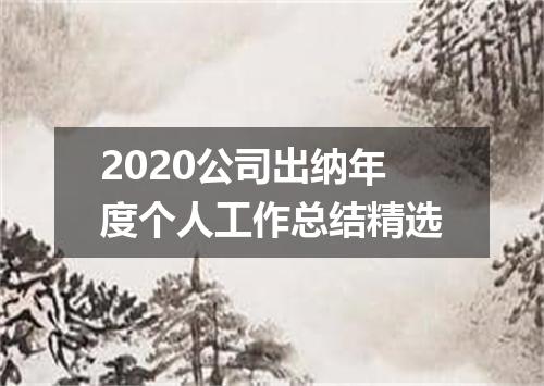 2020公司出纳年度个人工作总结精选
