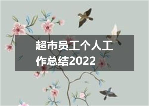超市员工个人工作总结2022