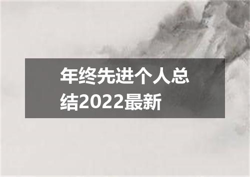 年终先进个人总结2022最新