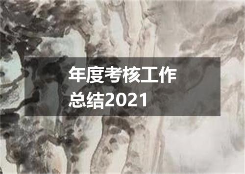 年度考核工作总结2021