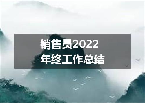 销售员2022年终工作总结