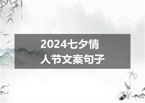 2024七夕情人节文案句子
