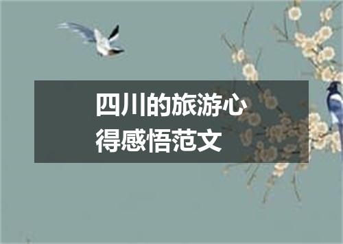 四川的旅游心得感悟范文