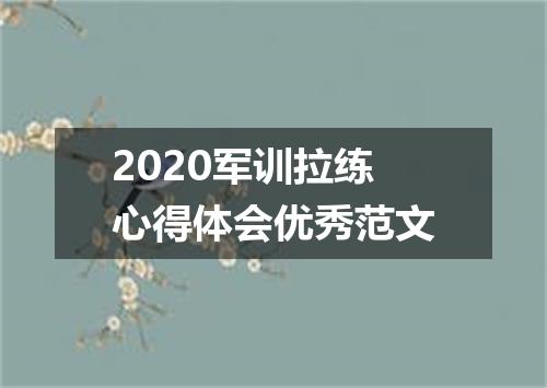 2020军训拉练心得体会优秀范文