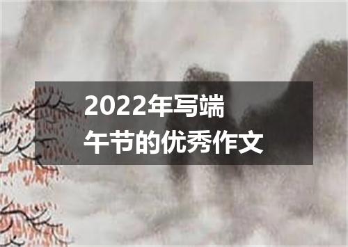 2022年写端午节的优秀作文