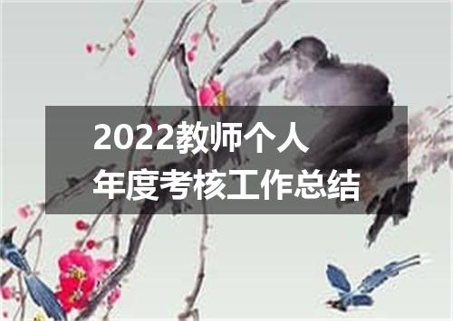 2022教师个人年度考核工作总结