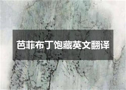 芭菲布丁饱藏英文翻译