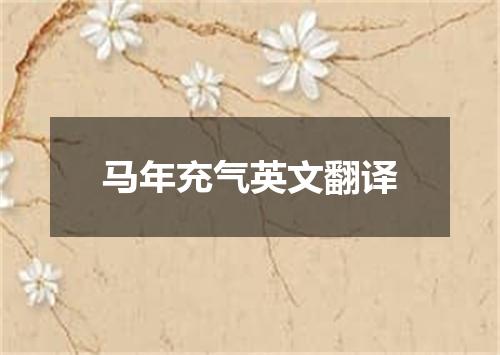 马年充气英文翻译