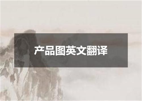 产品图英文翻译
