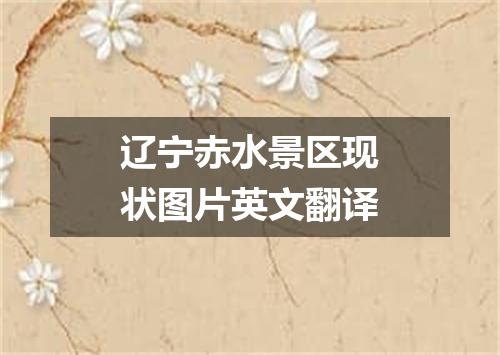 辽宁赤水景区现状图片英文翻译